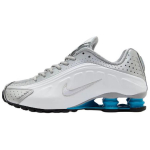 Nike Shox R4 Metallik H&otilde;be Valge Sinine Laguun HQ1988-005 42