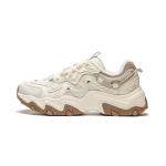 Li Ning Cat Paw Lite 2 Slip Resistant Abrasion Resistant Low top Casual Shoes Women's Beige AGCU176-10 35