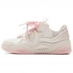 Li Ning Campaign 3 Slip Resistant Cushioning Abrasion Resistant Height Increasing Low top Skateboard Shoes Women's AGCV082-2 37.5