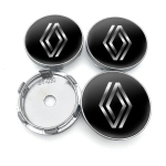 Renault 2026 Uued ilukilbid 4 tk 60 mm Auto rattakeskuse kate Rehvir&otilde;nga kate Kaunistus Renault Clio Laguna 2 Megane 2 3 jaoks
