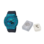 CASIO Unisex t&auml;ismetallist seeria sinine kell GM-2140GEM-2APR