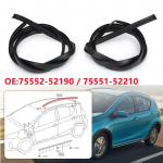 75551-52210 75552-52190 Toyota Prius C 2012- jaoks Auto Katuse Kummi Tilguti K&uuml;lje Viimistlusliistude Tihendiribad Sisekujundus 170cm