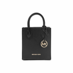 Michael Kors MK Mercer Magnetkinnitusega Nahast Voldikkotid Naiste &Otilde;lakott Must 35S1GM9T0L-BLACK Extra Small