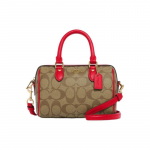 Coach Mini Rowan 18 Monogrammi Prindi V&auml;rviplokk Nahast &Otilde;lakott Naiste k&auml;ekotid Roosakaspruun CH469-IMVGQ Basic Set (Bag+Dust Bag)