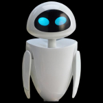 Le&scaron;en Mini Roboti Alus Pixar Wall-E EVE jaoks