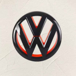 VOLKSWAGEN VW 137mm ABS Auto Esiv&otilde;re Embleem & 110mm Tagaluugi Embleem VW Volkswagen Golf 6 golf6 MK6 GTI 2010-201 jaoks black
