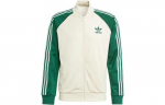 adidas originals SST Dressipluus T&otilde;mblukuga Jakk Beež/Roheline IS1403 XS roheline