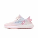 Adidas Originals Yeezy Boost 350 V2 Polsterdus Libisemisvastased Madalad Vabaajajalatsid Unisex J&auml;&auml;roosa Sinine HQ6316(Meeskond186-) 37⅓