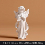 Armas vaigust palvetav ingli figuur Euroopa stiilis haldjas palvetav ingel riiuliskulptuur laua kaunistus nikerdusk&auml;sit&ouml;&ouml;