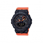 Casio G-Squad G-Shock Seeria Moodne Trend V&auml;rviplokk Retro Mitmek&uuml;lgne Klassikaline Spordi Veekindel P&otilde;rutuskindel Kvartsliikumisega K&auml;ekell GMA-B800SC-1A4 Black Orange Watch Dial