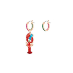 Swarovski Ocean Lobster As&uuml;mmeetrilised Punased Krabi L&auml;biPuuduvad K&otilde;rvar&otilde;ngad Naiste k&otilde;rvar&otilde;ngad mitmev&auml;rvilised 5452555 Multicolor,F