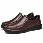 Uued naturaalsest nahast kingad Meeste talvised vabaaja k&otilde;ikjale sobivad k&otilde;rge kvaliteediga hingavad jalatallad Kingad Kevadised mokassiinid Talvised platvormkingad 38 pruun