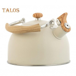 2,5L Teekann Roostevaba Teras Sisseehitatud Vile Lekkimiskindel Toidukvaliteet Matt Viimistlus L&otilde;hnatu T&otilde;hus Soojusjuhtivus Kuumakindel K&auml;epide Gaas Induktsioon valge