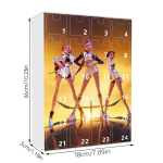 Viimane Kpop Demon Hunters Advendikalender Rumi Mira Zoey Tiger K Pop Demon Hunters J&otilde;uluootus Advendikalender Kingitus 24 P&auml;eva blue