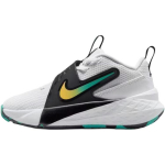 Nike Team Hustle D 12 Mugavad Mitmek&uuml;lgsed Madalad Korvpallijalatsid Laste tossud Must Valge Roheline HF6280-105 27.5