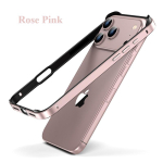 Soojuse hajumise sulamist alumiiniumraamiga &uuml;mbris iPhone 17 Pro Max Air 16 15 14Plus 13 jaoks Tugev &Otilde;huke P&otilde;rutuskindel Puhver Kaitsekate iPhone 15 Pro roosa roosa v&auml;rv