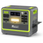 FOSSiBOT F2400 2048Wh 2400W Jaamaenergia Kaasaskantav Elektrigeneraator, LiFePO4 P&auml;ikeseenergiajaam, Kodu Telkimine RV roheline