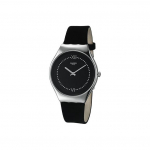 Swatch Skin Series Kvartsmehhanismiga Must Vaimu Kell 38 mm Must Tihvtikell Roostevabast Terasest Korpus Nahkrihm Unisex Kellad SYXS109 SYXS109