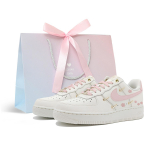 Nike Air Force 1 Kirsipuu T&uuml;drukulik, Ostukott Kulumiskindel Madal Ketsid Naiste Roosa FV3654-111(Team1020-S-BOX) 35.5