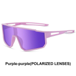Uued polariseeritud p&auml;ikeseprillid lastele UV400 kaitsega Noortele pesapalli, jalgrattas&otilde;idu jaoks Fotokroomsed p&auml;ikeseprillid poistele ja t&uuml;drukutele 5-13 purple