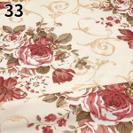 100 cm x 145 cm pastoraalses stiilis lilledega tr&uuml;kitud kangas Pol&uuml;ester kunstlik linane kangas Diy Diy padi laudlina polsterdus 100x145cm
