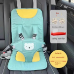 Laste Turvav&ouml;&ouml; Auto Beebi Kaasaskantav Lihtne Padi Laps Laps Elektriline Neljarattaline Neutraalne Iste Green, Medium Size (Recommended for Ages 1-6) black