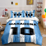 Sinised triibud, Maradona,  10 . Voodipesukomplektid Tekikotikomplektid Tekikotid Padjap&uuml;&uuml;rid(1 * Tekikott 2 * Padjap&uuml;&uuml;ri, ilma tekita) 135x200cm
