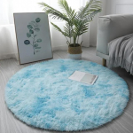 &Uuml;limalt pehme pl&uuml;&uuml;sist &uuml;mmargune vaibamatt kohev valge vaibad elutuppa Kodusisustus Magamistoa Sisustus Salongi Paks vaip 60x60CM