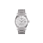 Tissot Titanium Series Automaatne Mehaaniline Liikumine 50m Veekindel Kell 40mm H&otilde;bedane sihverplaat Titaanist korpus Titaanist k&auml;ev&otilde;ru T087.407.44.037.00 Silver White Strap
