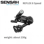 SENSAH Maanteejalgratta k&auml;iguvahetaja 8 9 10 kiirust Maanteejalgratta tagumine k&auml;iguvahetaja Jalgratta RD l&uuml;hike/keskmine puur PHI IGNITE REFLEX REFLEX 8S
