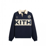 Kith Nelson Rugby Pullover Nocturnal Meeste Topid Sinine KHM034746-413 M