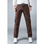 T&ouml;&ouml;p&uuml;ksid Meeste vabaaja p&uuml;ksid Straight Tube Slim Fit Pure Cotton Multi Bag meeste p&uuml;ksid 28