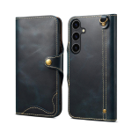 Retro ehtsast nahast &uuml;mbris Samsung Galaxy S26 Ultra S26+ S20 S10 Note 10 Plus jaoks &Auml;ripiduri kate rihma ja kaarditaskuga for Galaxy S26 Plus tumesinine v&auml;rv