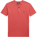 Polo Ralph Lauren SS26 Sirge l&otilde;ikega l&uuml;hikeste varrukatega puuvillane polo s&auml;rk Meeste pealsed MNPOKNI1N823952-600 M red