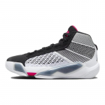 Air Jordan 38 Low GS keskmise k&otilde;rgusega korvpallijalatsid must/valge/punane unisex DZ3499-101 36