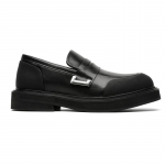 Meeste naturaalsest nahast slip-on mokassiinid, Klassikalised mustad vabaajajalatsid &auml;riks ja igap&auml;evaseks kandmiseks, Unisex mugavad jalatsid Suurus 36 36