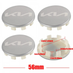 56MM Auto Stiilne Velje Keskosa Rummu Katted Embleemi Aksessuaar KIA sportage ceed sorento cerato optima picanto rio soul stonic