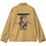 Carhartt WIP PardiJakk Tikitud Pardimustriga Sisemisel Taskul Unisex Jakk Khaki I033699-1YH-XX S