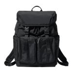 UNIQLO Minimalistlik &Uuml;hev&auml;rviline Mitmek&uuml;lgne Mitmetaskuline Nailonist Seljakott Unisex Seljakotid Must 481629-09 Black black