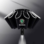Automaatne vihmavari LED-taskulambi ja tagurpidi tulega Skoda Octavia 3 2 Superb 3 Kodiaq Fabia Kamiq Karoqile Autotarvikud