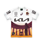 2024NRL Brisbane Broncos T-s&auml;rk POLO s&auml;rk Vest Naiste Ragbi R&otilde;ivad Lapsed Broncos M