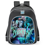 Avatar3 seeria &uuml;mberkaudne seljakott helkurribaga koolikott Reflective black - medium