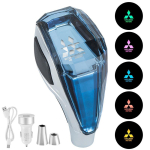 LED-auto logo k&auml;igukangi pea Kristallvalgustusega k&auml;igukangi pea Mitsubishi ECLIPSE CROSSi logoga Lancer Cordia Pajero Outlander GJ3 jaoks gray