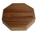 Tammepuidust alus Minimalistlik lihtne puidust alus Octagon 10x10x2cm