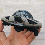 BQR1 VW VOLKSWAGEN 2026 jaoks Kuum Asendus 138mm 110mm Auto Esiv&otilde;re Embleem Tagumine Pagasiruumi Embleem Kate Logo Caddy 2010-2015 Eest a su2 Front and Rear matt must v&auml;rv