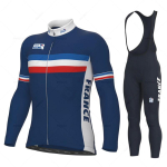 Prantsusmaa meeskond S&uuml;gisene Rattas&auml;rgi Komplekt Pikkade varrukatega Maastikuratta R&otilde;ivad Kandmiseks Meeste V&otilde;idus&otilde;idu Rattas&otilde;idu R&otilde;ivad Ropa Maillot Ciclismo 4XL
