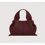 Ehtne nahast pilvekujuline crossbody kott Minimalistlik &scaron;ikk V&auml;ike &otilde;lakott Igap&auml;evane kandmine Dark Cherry - Small black