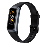 AMOLED Nutikell Kehatemperatuuri Monitor Fitnesskell Spordi 3ATM Veekindel Meeste Nutikella Rihm Naistele IOS Android must
