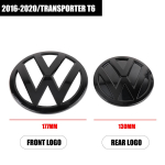 VOLKSWAGEN VW Auto Esiv&otilde;re Embleem Tagaluugi Logo Kleebised Kaunistus Volkswagen Transporter T6 2016 2017 2018 2 jaoks