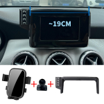 Autofoonihoidik Mercedes-Benz B-klassile 220 220d W246 2012~2018 GPS-i kinnitus Navigatsioonialus Autotarvikud TYPE B Black 19cm